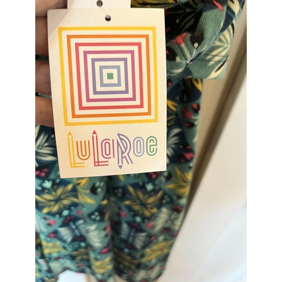 Lularoe Sarah Duster Long Cardigan Pocket Diamond Size Extra Small NWT - Picture 8 of 10